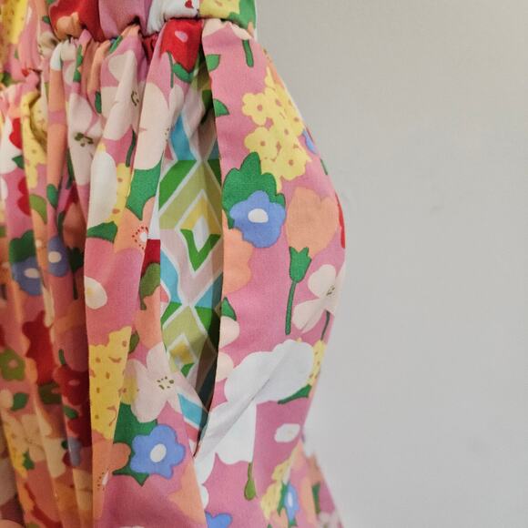 Matilda Jane Leah Its a Wonderful Parade pattern print dress sz Medium - Picture 9 of 10